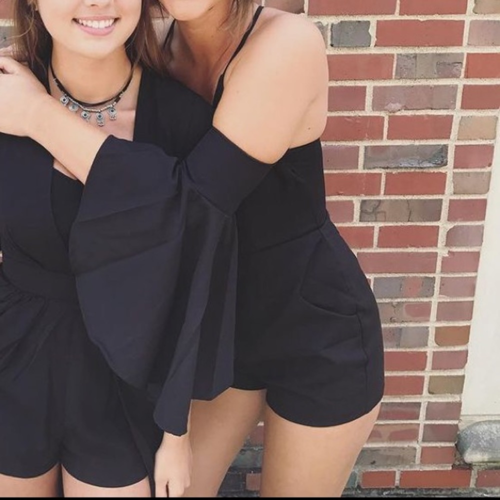 Flare Sleeved Romper
